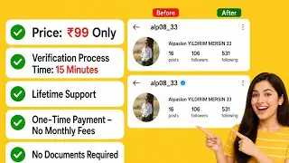 Instagram par blue tick kaise lagaye free me / meta verification / Cheapest price blue tick On Insta