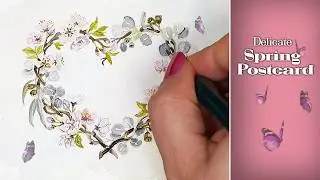 Spring Inspiration: Painting a Floral Card Together (Art Process)