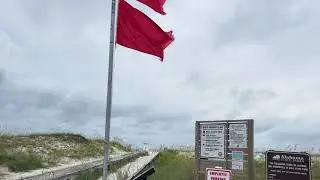 Tropical Storm Fred seem from Orange Beach, AL