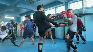 Sparring with Sian Muang