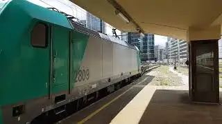 NS Class 186 186003 + NMBS/SNCB Class 28 (HEL 28) 2809 Arriving at Brussesl North Station on 20/6/22