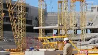 Сюжет со стройплощадки стадиона «Открытие Арена»
