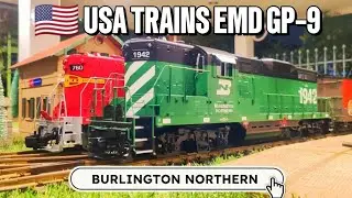 G​ Gauge​ EMD​ GP-7/GP-9 BURLINGTON​ NORTHERN​ by​ USA​ Trains