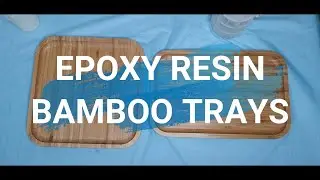 New colors for trays/ EPOXY RESIN/ bamboo tray SHEDART
