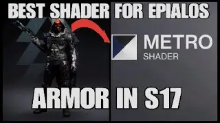 Destiny 2-BEST BLACK SHADER FOR *EPIALOS ARMOR*