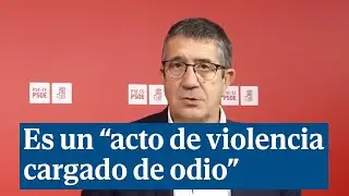 El PSOE denunciará el apaleamiento del muñeco de Sánchez en Ferraz