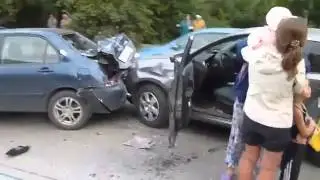 ДТП жесткая авария Челябинск 28 08 2013