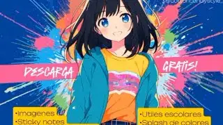 DESCARGA GRATIS!! TEMA ANIME PARA CUADERNOS,NOTAS,AGENDAS,ETC💮💾