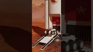 #Shorts - Выгрузка вездеходов #SurvivingMars