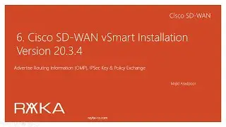 6. Cisco SD-WAN vSmart Installation and Configuration (Version 20.3.4)