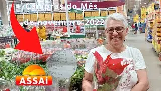 Compras do mês de novembro 2022 no Assaí atacadista[ com valores bem alto]