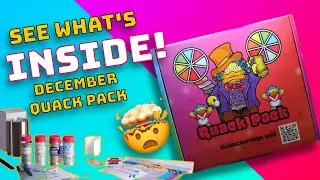 Glitter Subscription Box - Quack Pack Official Craft UNBOXING! - December