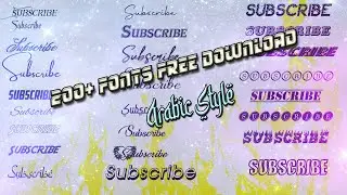 Download 200+ Stylish Fonts For Free | Arabic Style font | Everything Thamizha