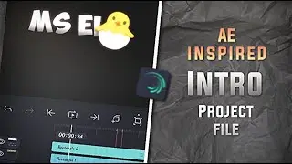 Ae inspired intro / alight motion/project file/ms efx
