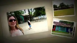 Clip com foto-viagem do casal Bruna e Rafael à Bahia