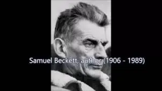 Samuel Beckett's voice from Prix Italia acceptance speech (1959).