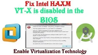 How to Fix VT-X is diabled bios error without any software|| Enable Intel Virtualization technology