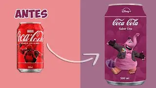 (Divertida Mente 2) RECRIANDO EMBALAGENS | Coca Cola