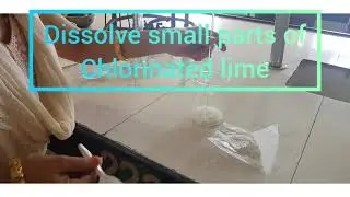 Chlorinated soda lime solution