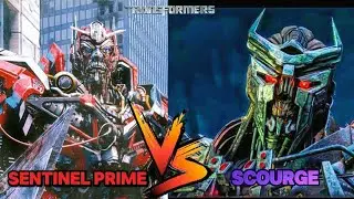 If This Happen The Battle of Sentinel Prime Versus Scourge in Transformers Movie