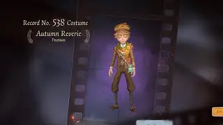 Playing The Cutest New Postman A Tier! “Autumn Reverie” Upgradable Skin Gameplay | Identity V