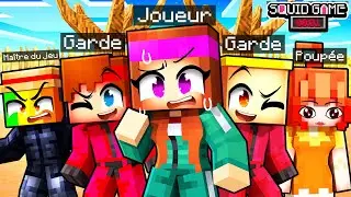 6 amis sur des îles Squid Game sur Minecraft !