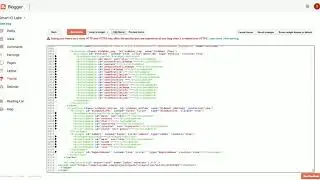 How to add the integration code for Blogger