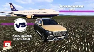 PASSENGER JET VS SUV (MERCEDES
