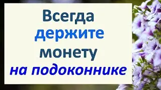 Всегда держите монету на подоконнике Положите монету на подоконник поможет привлечь достатокиприбыль
