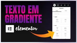 Como Fazer GRADIENTE EM TEXTO OU TÍTULO no WordPress + Elementor