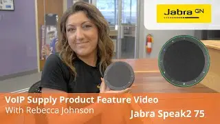 Jabra Speak2 75 Speakerphone Product Feature Video | VoIP Supply