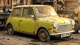 Mr Bean Mini Cooper Restoration  Full Classic Rebuild ASMR | Before & After | Car Restoration Point
