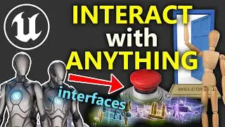 (5 Mins) Interact with Anything with 1 Button (via interfaces) | Unreal Engine