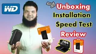 WD My Passport 2TB External Hard Disk Drive Unboxing-Setup Installation-Review & Speed Test