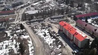 Горноправдинск с высоты птичьего полёта