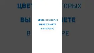 Цвета, которые не смогут надоесть