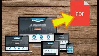 Comment convertir une page web en pdf