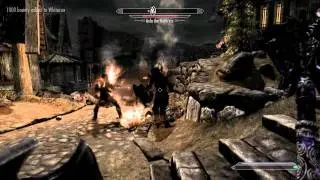m6ttie - Skyrim Gameplay Ep. 1 - Sweaty Gaming, Dragon Spawning and Pathetic Guards.