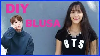 DIY - COMO FAZER BLUSA DO BTS - DIY KPOP ♡
