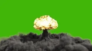Bombing  green screen effecr
