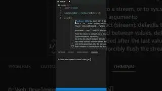 how to create random number in python #shorts