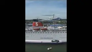 entry of car by helicopter 