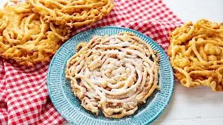 How to Make County Fair Funnel Cakes | The Stay At Home Chef