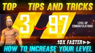LEVEL UP TIPS AND TRICKS【10X FASTER】|| Reach 80 Level in 10 Days || YELLOVE GAMING