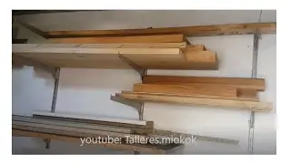 Taller pequeño: Organizar los sobrantes de madera..listones, pedazos que siempre son útiles!!