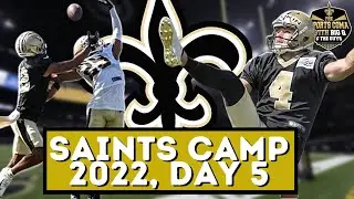Saints camp 2022, Day 5 (Paulson Adebo Shows Out)