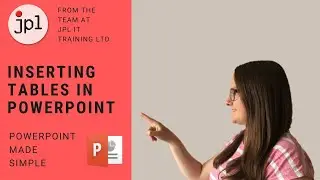 Inserting Tables in PowerPoint