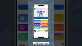CARA MUDAH GRID DESAIN 9 PUZZLE FEEDS INSTAGRAM PAKE APLIKASI GRID MAKER #canva