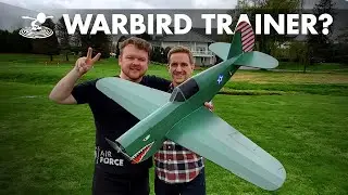 Building and Flying My First Warbird 🤞 //  FT P40 Warhawk