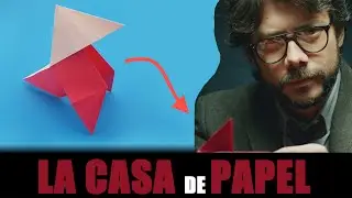 How to make Professor origami Money Heist (La Casa de Papel) Pajarita